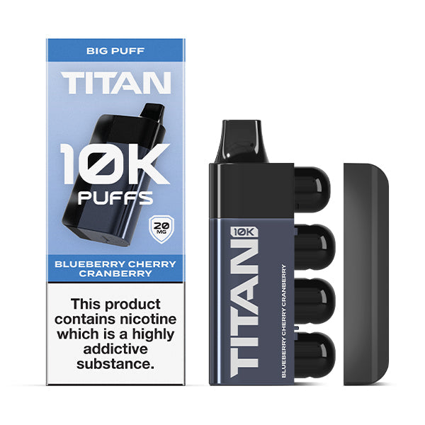Titan 10k Puff Disposable Vape - Blueberry Cherry Cranberry