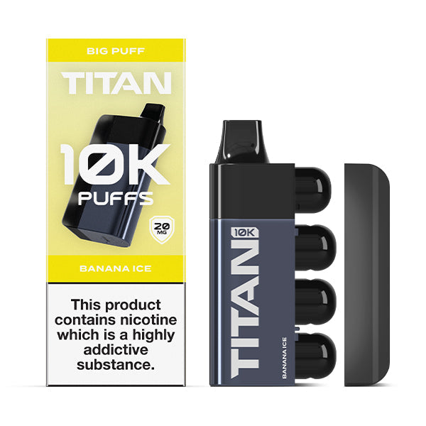 Titan 10k Puff Disposable Vape - Banana Ice