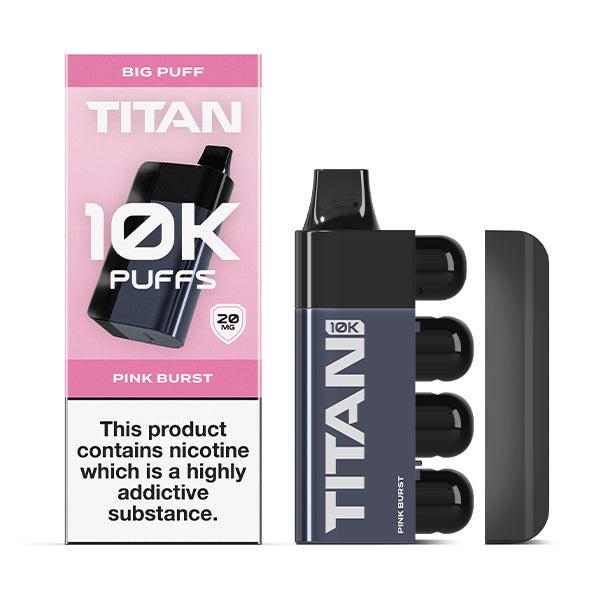 Titan 10k Puff Disposable Vape - Pink Burst
