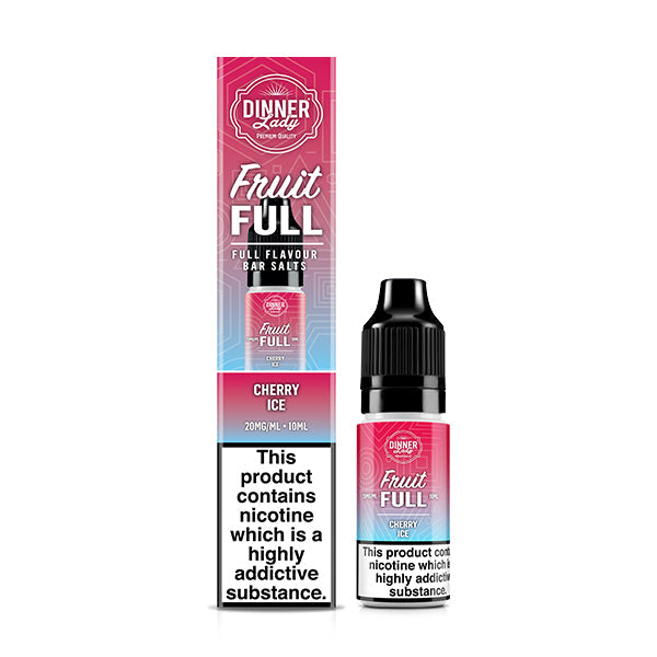 Dinner Lady Fruit Full Cherry Ice 10ml Nic Salt