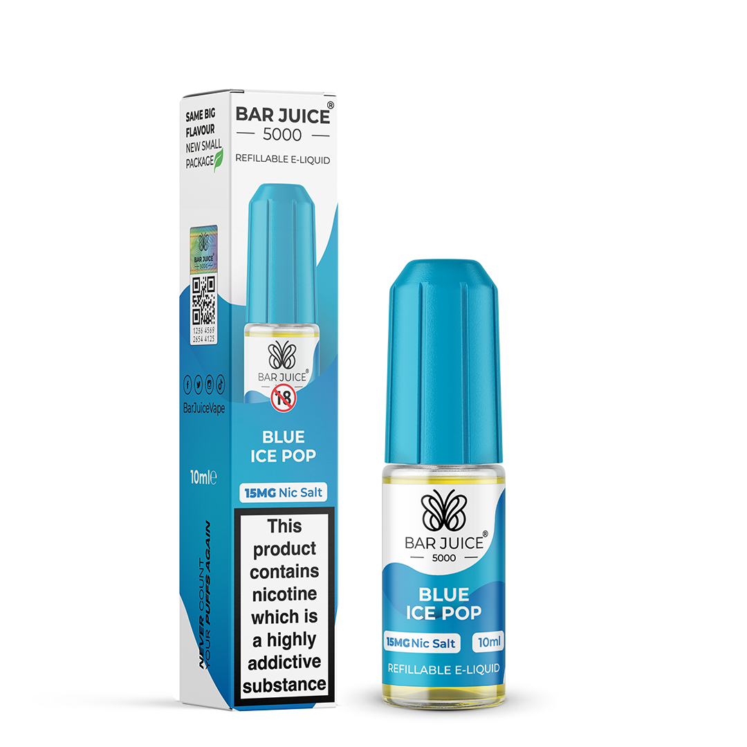 Blue Ice Pop Nic Salt by Bar Juice 5000 - 15mg