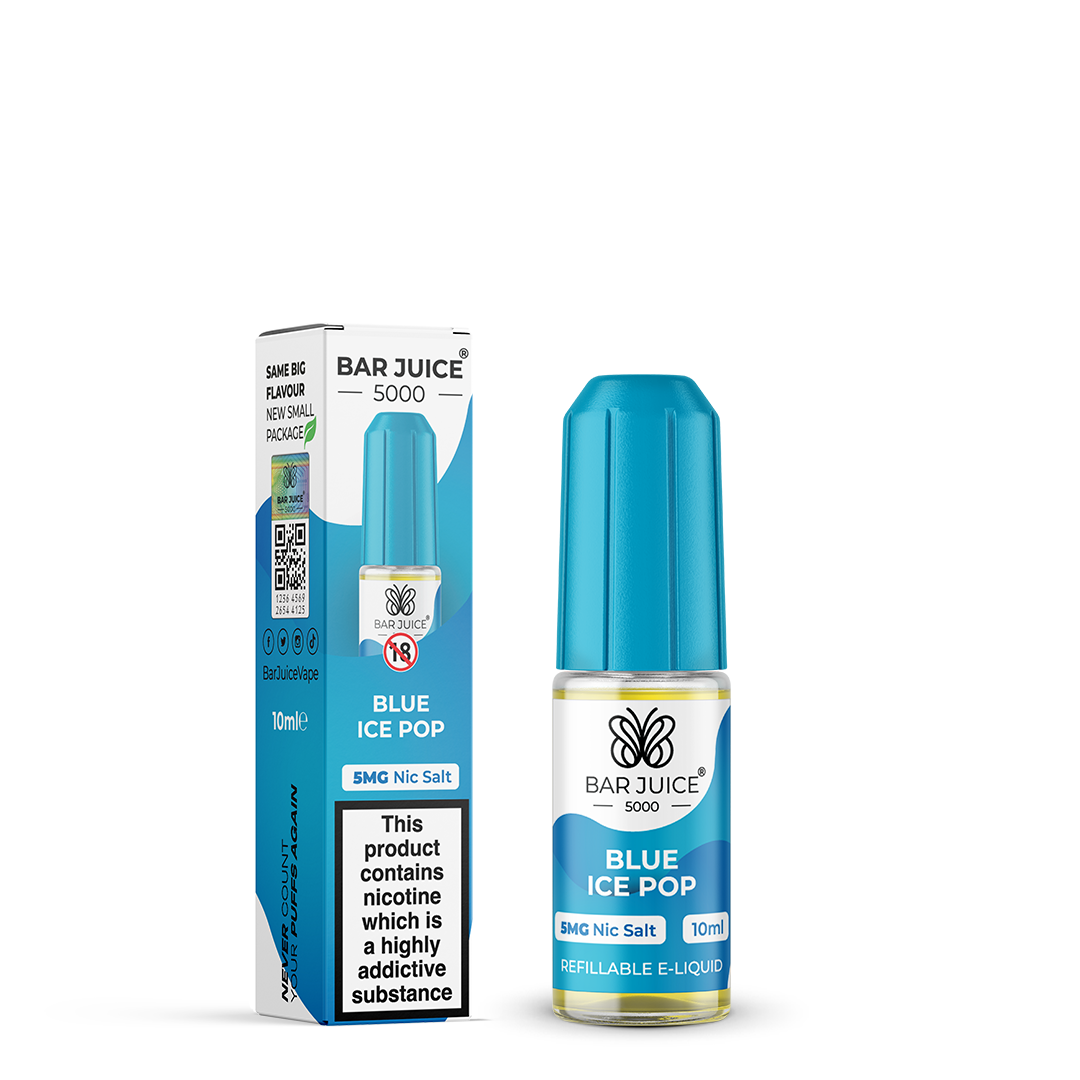 Blue Ice Pop Nic Salt by Bar Juice 5000 - 5mg