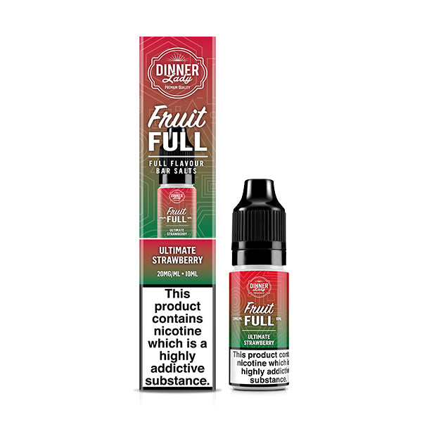 Dinner Lady Fruit Full Ultimate Strawberry 10ml Nic Salt