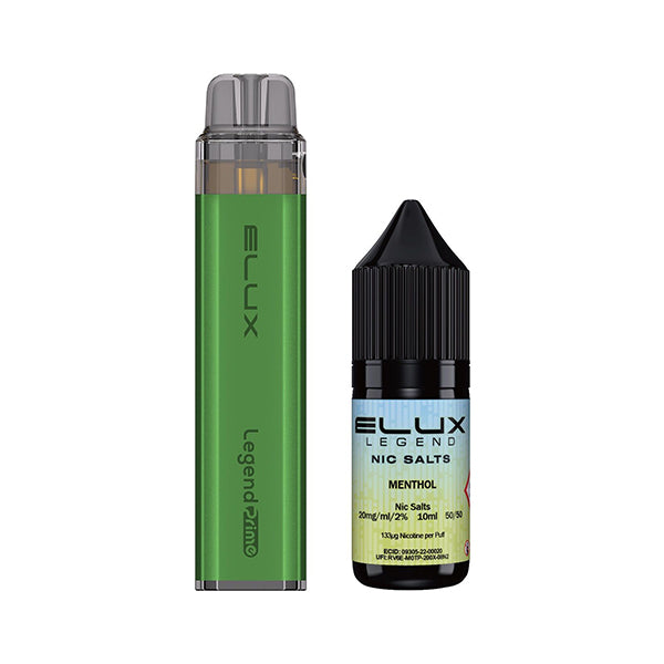 ELUX Legend Prime 5000 Refillable Vape Kit Menthol