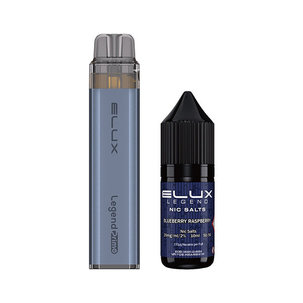 ELUX Legend Prime 5000 Refillable Vape Kit Silver