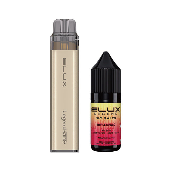 ELUX Legend Prime 5000 Refillable Vape Kit Champagne