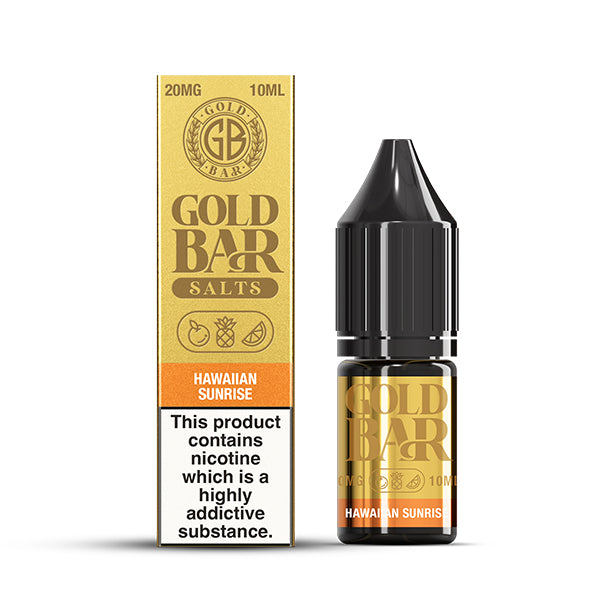 Gold Bar Hawaiian Sunrise 10ml Nic Salt