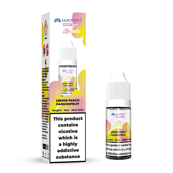 Hayati Pro Max Lemon Peach Passionfruit 10ml Nic Salt for £3.45