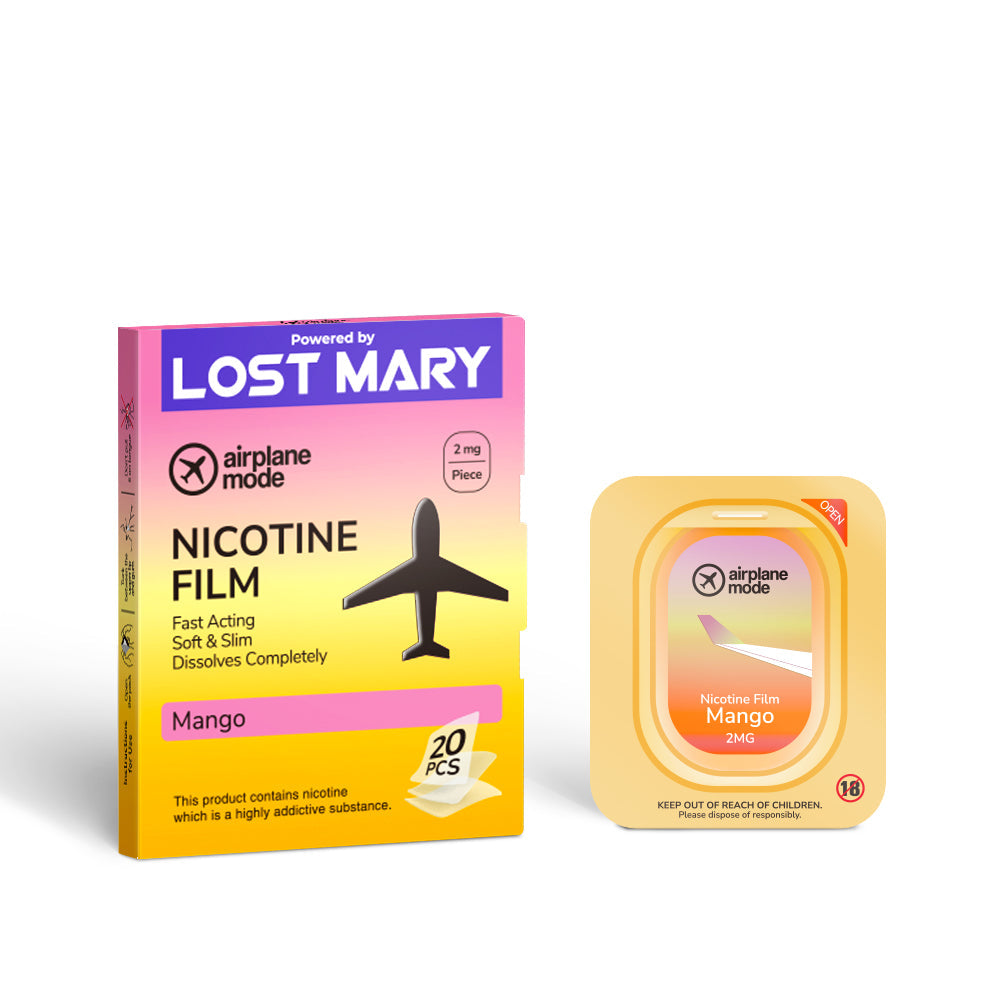 Lost Mary Airplane Mode Nicotine Film Mango