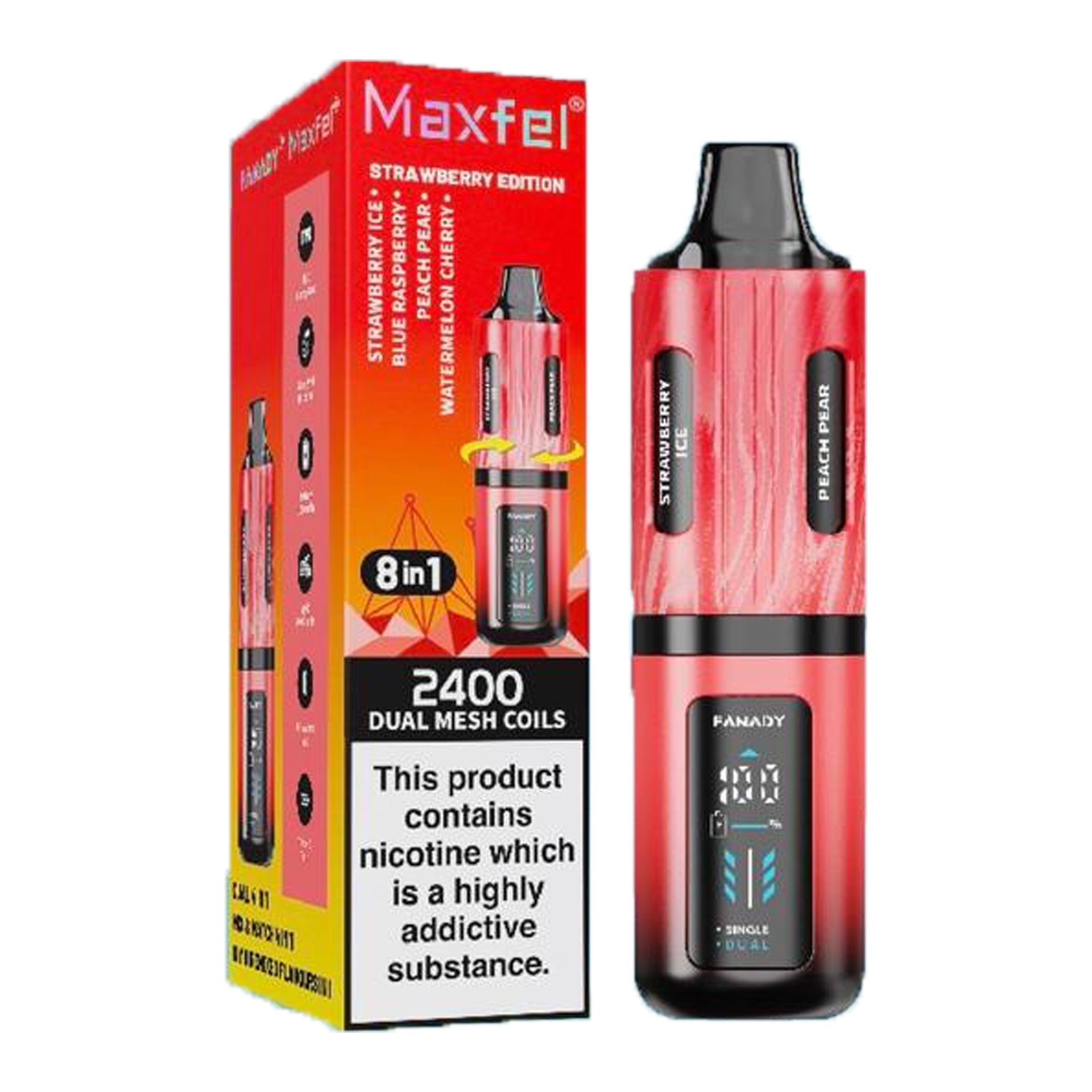 Maxfel Legend 2400 Strawberry Edition