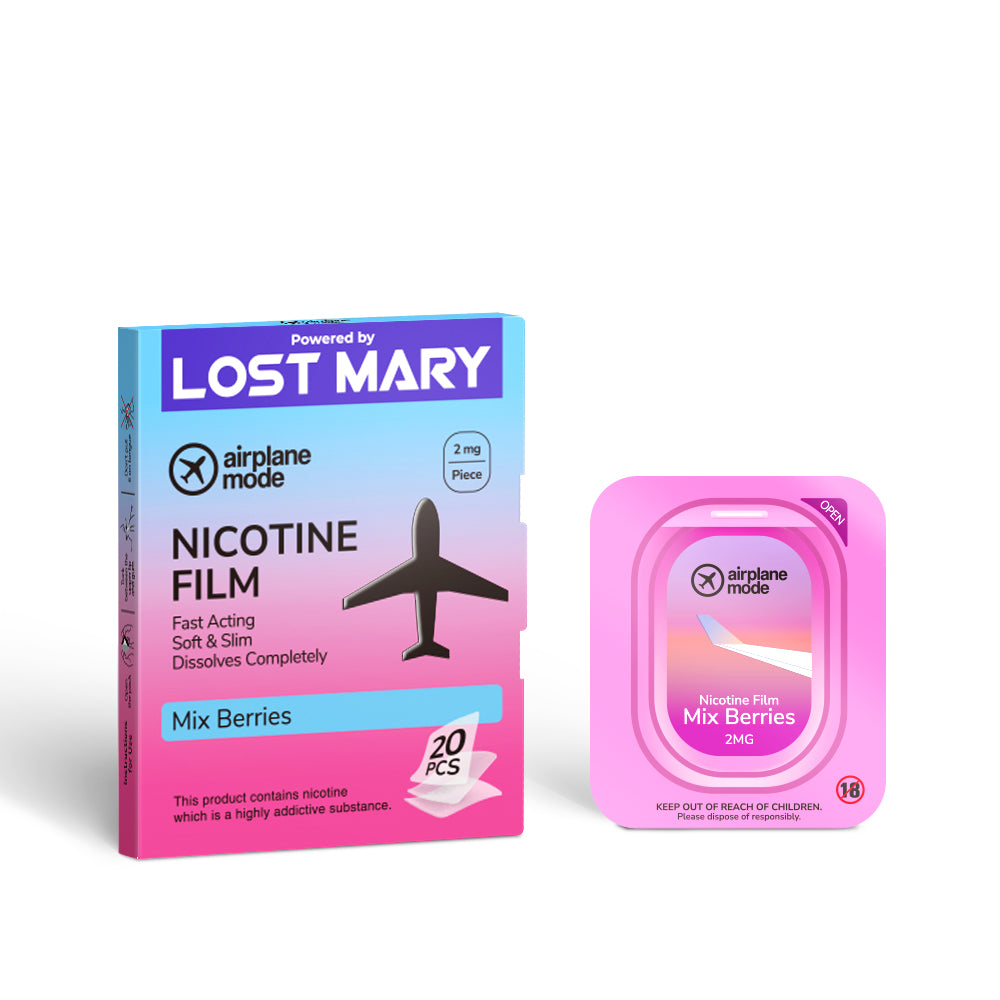 Lost Mary Airplane Mode Nicotine Film Mix Berries