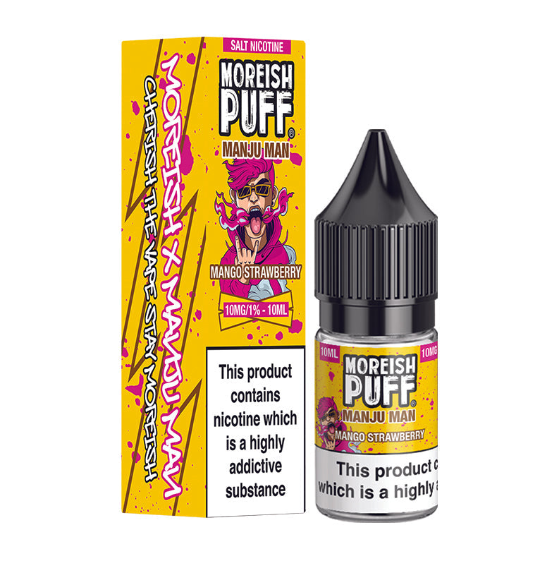 Moreish Puff Manju Man Mango Strawberry 10ml Nic Salt