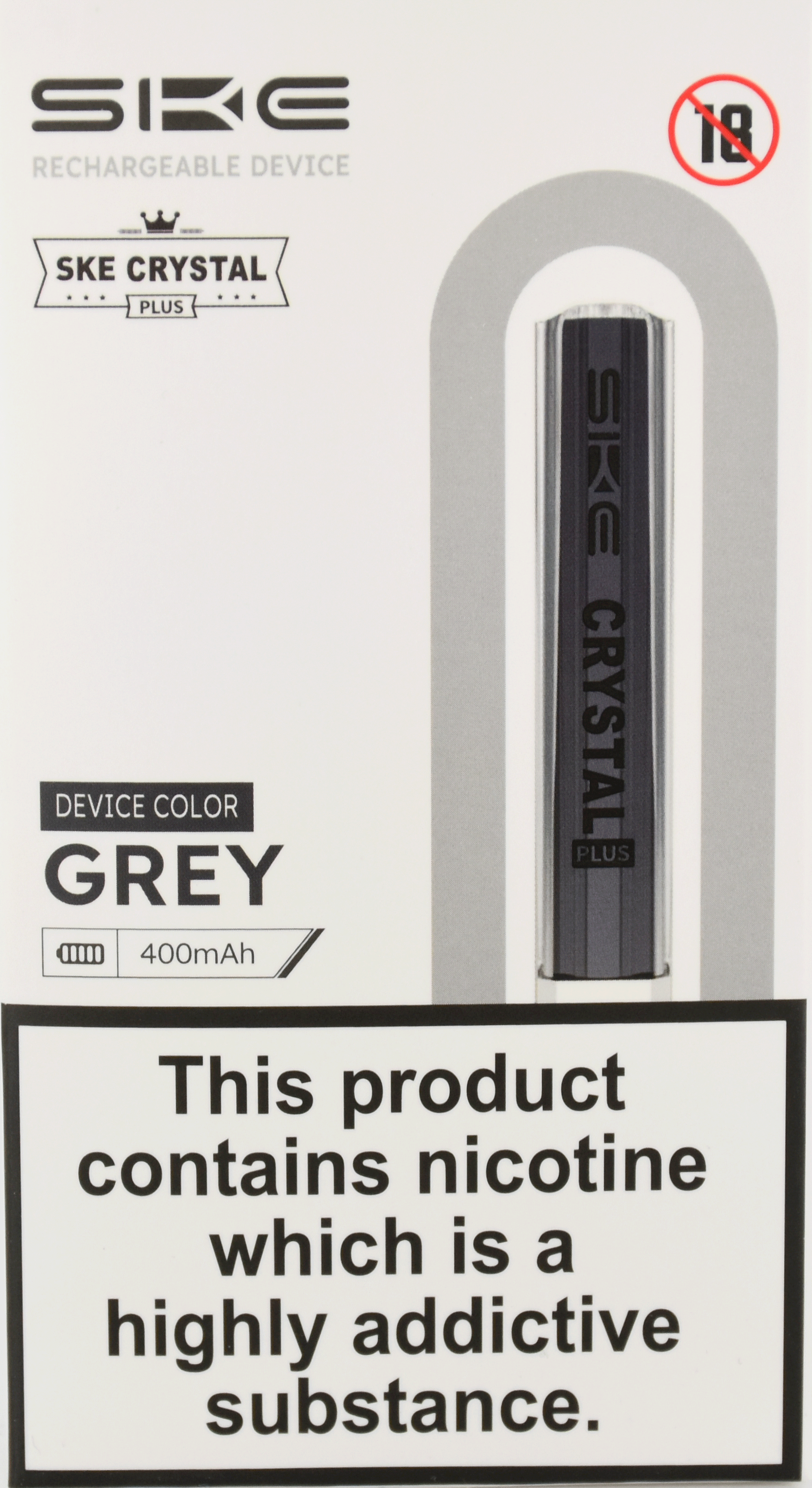 SKE Crystal Plus Battery & Pre-Filled Pods