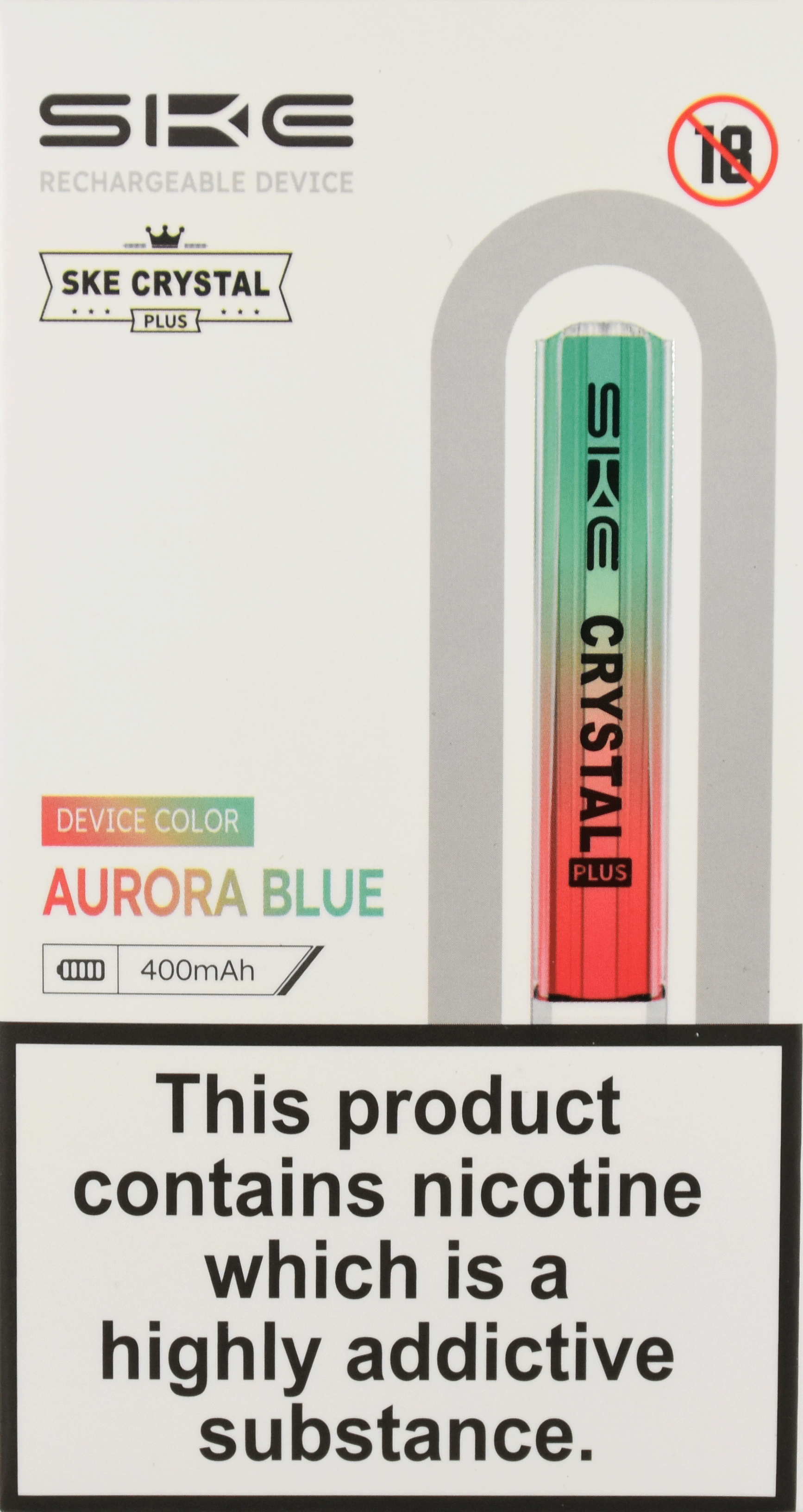 SKE Crystal Plus Battery & Pre-Filled Pods