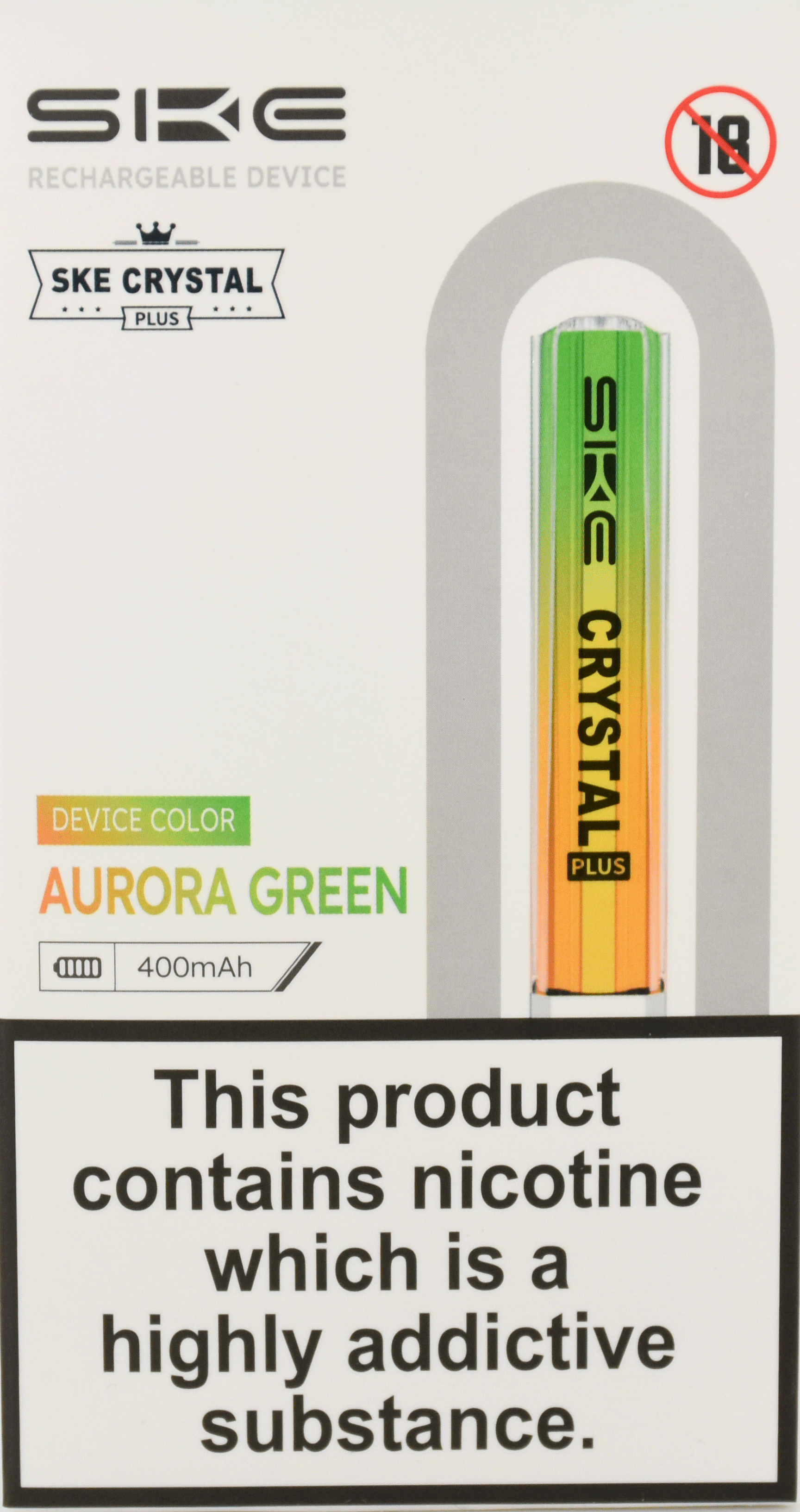 SKE Crystal Plus Battery & Pre-Filled Pods