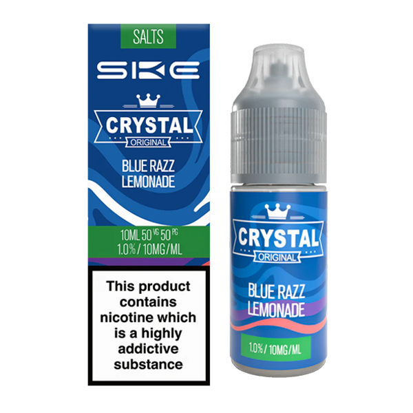 SKE Crystal Original Blue Razz Lemonade 10ml Nic Salt V1