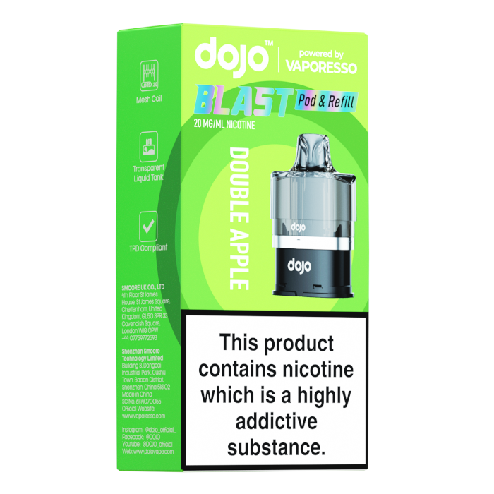 Vaporesso Dojo Blast 6000 Prefilled Pods Double Apple