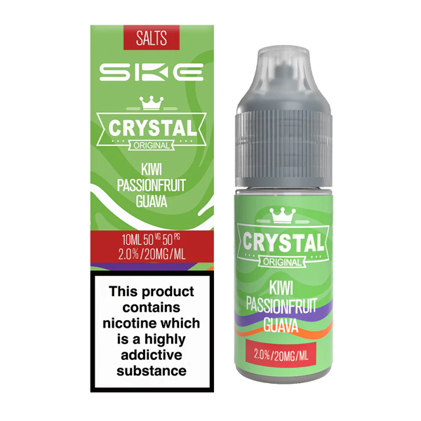 SKE Crystal Original Kiwi Passionfruit Guava 10ml Nic Salt V1