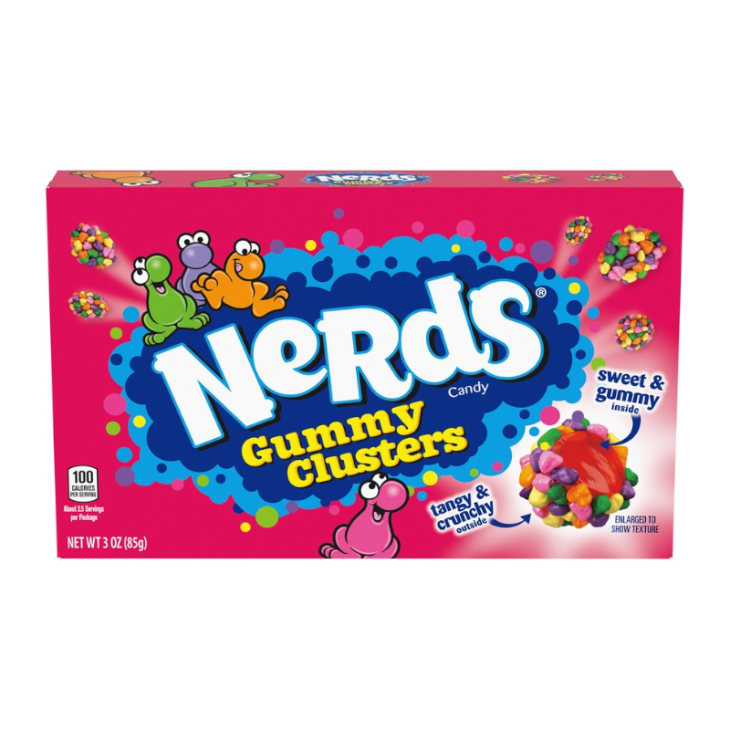 Nerds Gummy Clusters Theatre Box 3oz (85g)