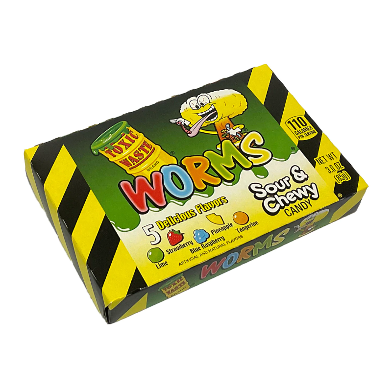 Toxic Waste Worms Theatre Box 85g